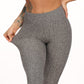 Sports Leggings Damen, Anti-Cellulite dehnbare Sporthose Hohe Taille