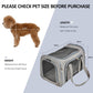 Hundetragetasche Weiche Seitenrucksack, wasserdicht, Sicherheitsleine, Transportbox für kleine Hunde