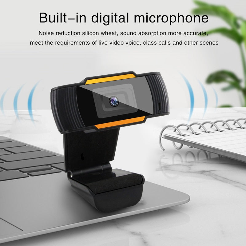 Webcam 1080P Full HD USB Web Kamera mit Mikrofon USB Plug and Play Video, Call Web Cam für PC Computer Desktop Gamer Webcast