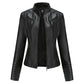 Damen langarm Lederjacke,  Motorrad-jacke