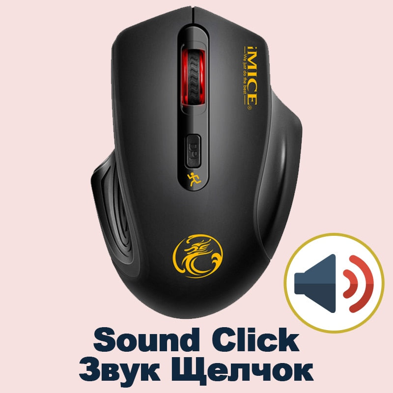 USB Wireless Mouse 2000 DPI USB 2.0 Empfänger Optische Computermaus 2,4 GHz Ergonomische Mäuse für Laptop PC Sound Silent Mouse
