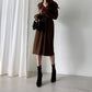 Herbst / Winter Damen Elegant Strickkleid /Pulloverkleid