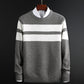 Kaschmir-Baumwollpullover Herren 2023, Herbst-Winter-Jersey-Strickpullover