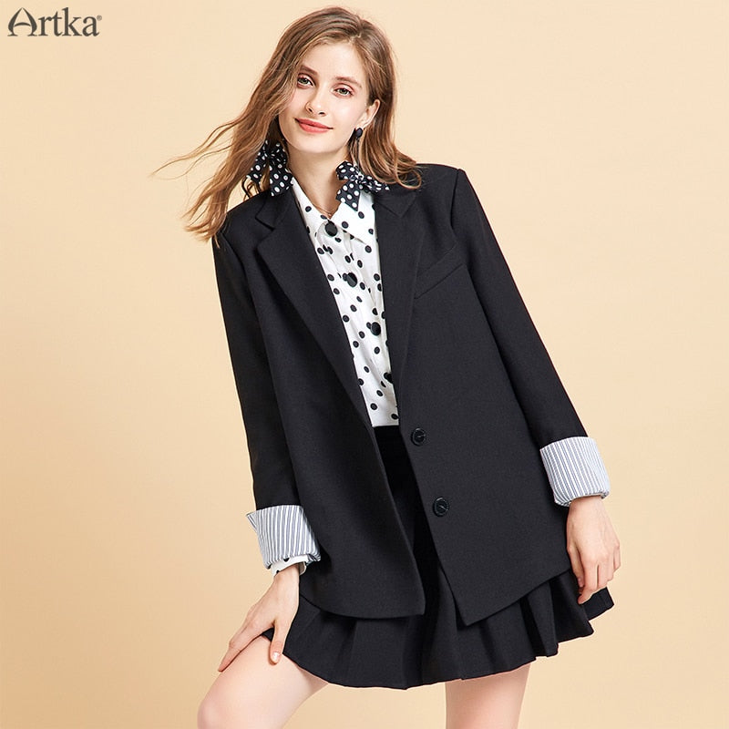 Frühling Damen Anzug-Blazer und Rock Set
