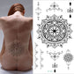 temporäre mode Tattoos-Schmuck, Körperaufkleber für Ägypten arabisch indische Sexy Tattoos-Muster