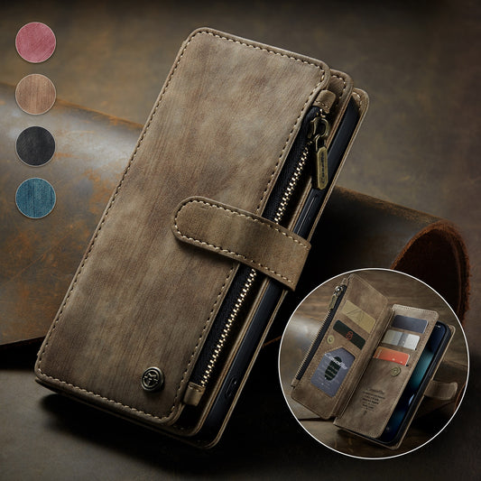 Luxus Leder Brieftasche für iPhone 14, 13, 12 Mini, 11 Pro Max, X, XR, XS Max mit Brieftasche