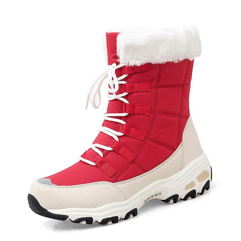 Marke Winter Frauen Schneestiefel Hohe Qualität und Wasserdicht