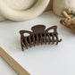 1pcs Koreanisch Kaffee Schwarz Großes Haar Krallen, Acryl Haarnadeln Barrette, Krabbe Haarspangen für Frauen & Mädchen