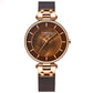 CURREN Mode Frauen Uhr für Damen, Quarzuhren Wasserdicht Stahl Mesh Weiblich Armbanduhr
