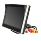 Auto-Monitor 5 Zoll 800*480 Bildschirm 2-Wege-Video-Eingang Auto-Monitor für Backup-Kamera, Fahrzeug-Rückfahrkamera, Frontkamera