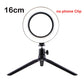 26cm Live-Streaming LED-Tisch, Stativ Ringlampe für Youtube Video, Make-up Tisch, Live Foto-Studio
