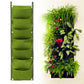 6/7/12 Taschen, Wandbehang, Pflanzgefäß, grün, Pflanzbeutel, Pflanzgefäß, vertikaler Garten, Gemüse, lebende Gartentasche, Sämling, wachsender Beutel, Topf