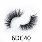 20 mm 3D echte Nerzwimpern, 6DC-Serie Wimpern, 18 mm bis 22 mm Länge