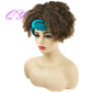 Hair Big Afro Kinky Curly Stirnband Perücken für Frauen Synthetisches Haar Perücken Turban Wrap Hair Style