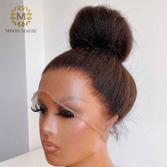 Front Human Hair Perücken für schwarze Frauen 180%