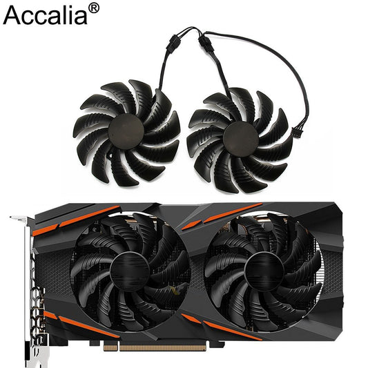 4-poliger Grafikkartenlüfter für Gigabyte GTX 1050, 1060, 1070, 960, RX 470, 480, 570, 580