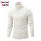 Rollkragen Warmer Strickpullover für Männer