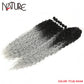 7 Stück / Lot Curly Hair Bundles mit Verschluss, Synthetische Hair-extensions