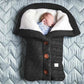 Herbst und Winter Babyschlafsack, Outdoor Button Baby Strickschlafsack