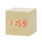 Dual Display Smart Digital LED, Wecker Temperatur Sprachsteuerung, Multifunktions-elektronischer Kalender