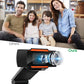 Webcam 1080P Full HD USB Web Kamera mit Mikrofon USB Plug and Play Video, Call Web Cam für PC Computer Desktop Gamer Webcast