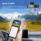 AZDOME M550 Nachtsicht Kamera  3 Kanal Dash Cam, Front Innen Hinten Drei Weg Auto Dash Kamera, 4K+1080P Dual Kanal mit GPS WiFi IR Auto