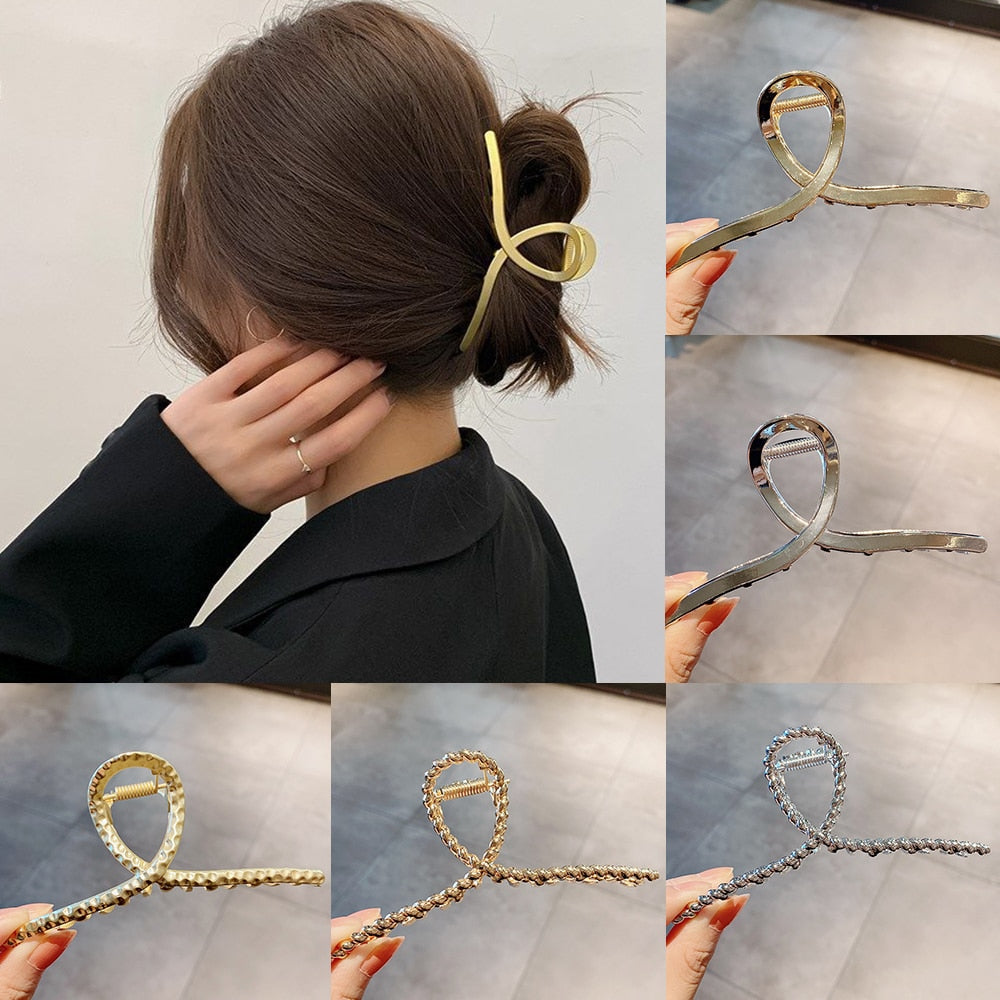 Frauen Geometrische Haarschmuck für Damen,  Metall Haarspangen Mode