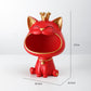 Krone Katze Statue Dekor, Nette Katze Skulptur für Wohnzimmer, Schreibtisch Aufbewahrungsbox