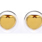 Kreatives herzförmiges doppelwandiges Glas, transparenter hitzebeständiger Handgriff