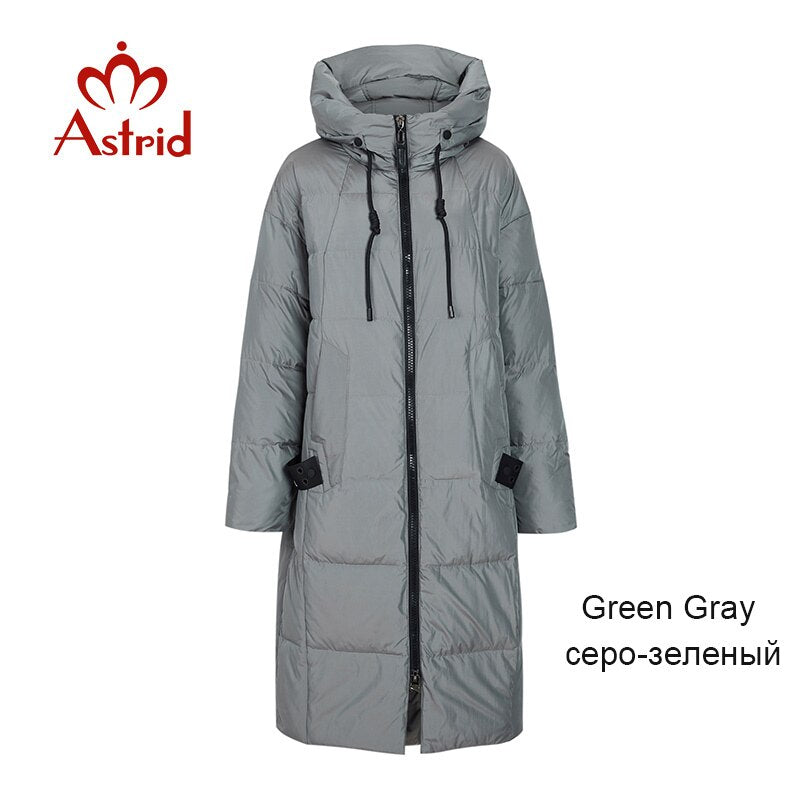 Astrid 2022 Winter new arrival down jacket women loose clothing outerwear quality with a hood fashion style winter coat AR-7038