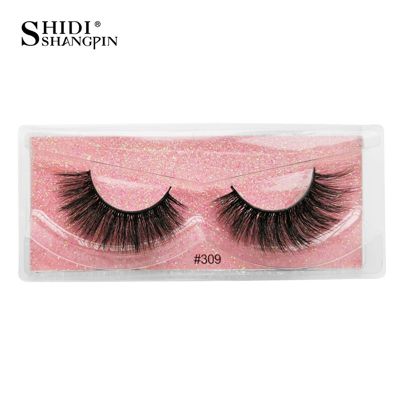 Natürliche 3D Künstliche Nerzwimpern, 10 Paare Leichtes Volumen 6D Kurze Streifenwimpern Wiederverwendbar
