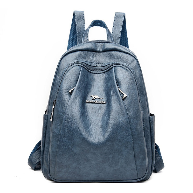 Damen echtes designer Leder Rücksack, Hohe Qualität