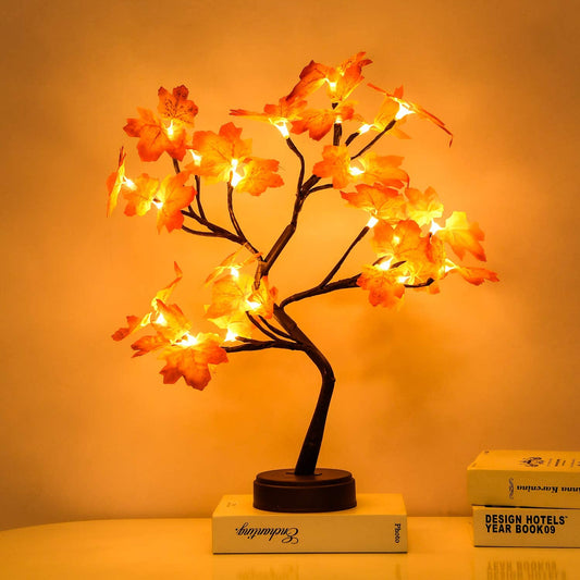 LED Kupferdraht Nachtlicht Baum, Lichterkette Heimtextilien Nachtlampe, USB batteriebetrieben für Schlafzimmer Nachttischlampe