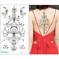 temporäre mode Tattoos-Schmuck, Körperaufkleber für Ägypten arabisch indische Sexy Tattoos-Muster