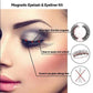 3 Paar 3D-magnetische Wimpern und flüssiger Eyeliner-Kit, natürlicher Look