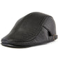 Herren Echtleder Baskenmütze, Herbst / Winter Männlich Braun Verstellbare Hochwertige Gatsby Baskenmütze Caps