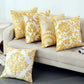 Kissenbezug mit niedlicher floraler geometrischer Stickerei, grün-gelber Kissenbezug für Sofa, Bett, schlichtes Zuhause, 45 x 45 cm