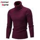 Rollkragen Warmer Strickpullover für Männer