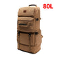 Herren Reise Pack Tasche 80L Rücksack mit großer Kapazität Multifunktions-Segeltuch-Gepäck