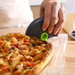 Edelstahl-Rundrad-Schneidemesser für Pizza mit Deckelrolle, Teigschneider
