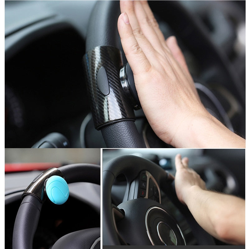 Universal Auto Lenkrad Booster 360° Drehknopf, Ball Booster Langlebige Griffsteuerung