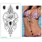 temporäre mode Tattoos-Schmuck, Körperaufkleber für Ägypten arabisch indische Sexy Tattoos-Muster