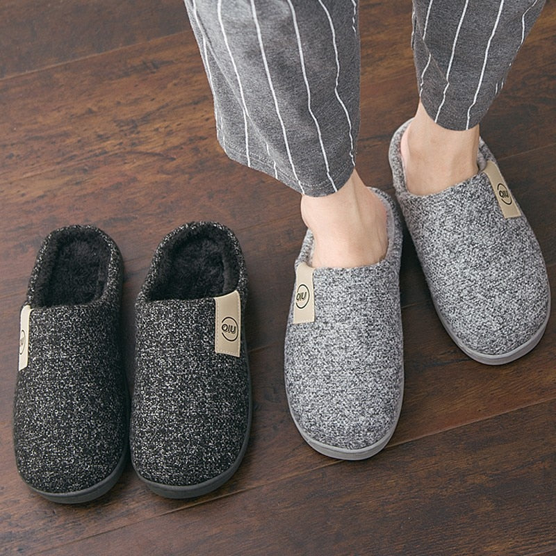 Winterslipper, Klassische Gestrickte Weiche Hochwertige und  Bequeme Pantoffeln
