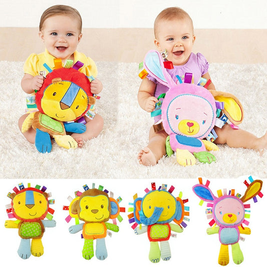 Cartoon Baby Plüsch Rasseln Spielzeug