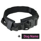 Hundehalsband mit Hundemarke Nylon, verstellbar, militärisch, taktisch, großes Hundehalsband mit Griff, Training, Laufen, Hundehalsband, personalisierbar