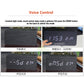 Dual Display Smart Digital LED, Wecker Temperatur Sprachsteuerung, Multifunktions-elektronischer Kalender