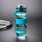 500/1000 ml Sport-Wasserflaschen BPA-freier tragbarer auslaufsicherer Shaker für kalte Säfte im Freien, transparente Kunststoff-Trinkgefäße