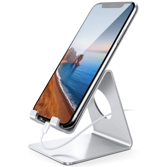 Universeller Metall-Tablet-Handy-Ständer, Telefon-Dock: Cradle-Halter-Ständer kompatibel mit Switch, für iPhone E-Reader