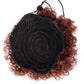Synthetische Puff Afro Lockig Chignon Perücke Pferdeschwanz Kordel Kurz Afro