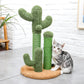 Niedliches Kaktus-Haustier-Kratzbaum-Spielzeug mit Kugel-Kratzbaum für Katze, Kätzchen